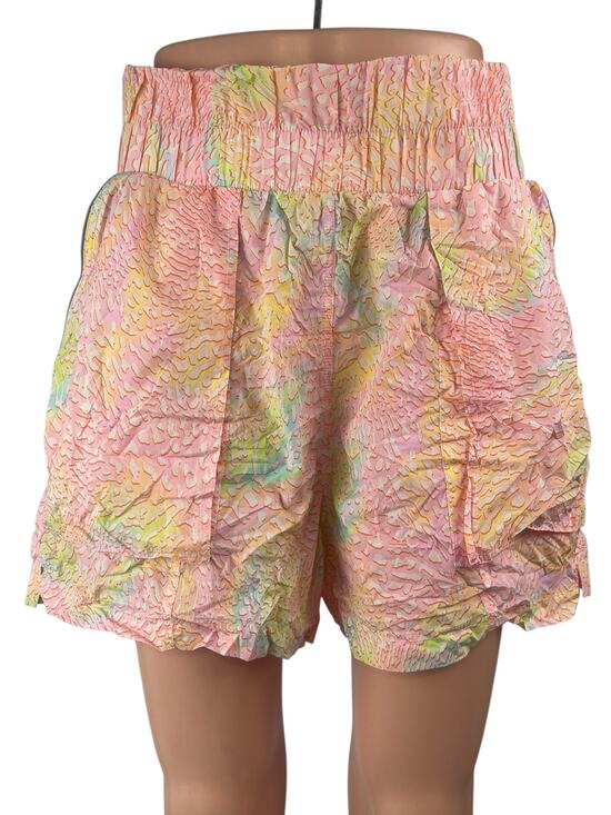 Fabletics Pants - NEW Fabletics Multicolor Ultra High Waisted Piped Activewear Running Short Sz L